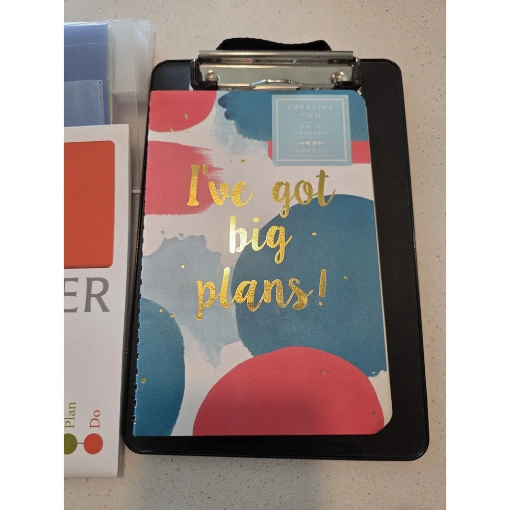 Weekly Planner Home Office‎ Mini Bundle– Undated Mini Clip Board